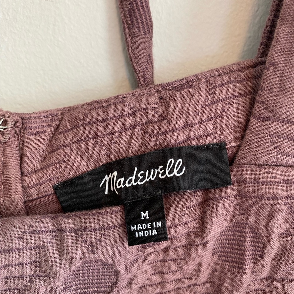 Madewell Textured Mauve Dress - Picture 3 of 3